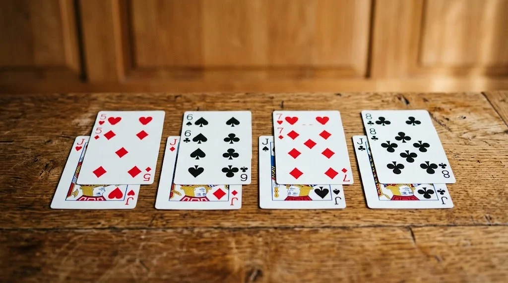 Bốn đôi thông chặt tứ quý