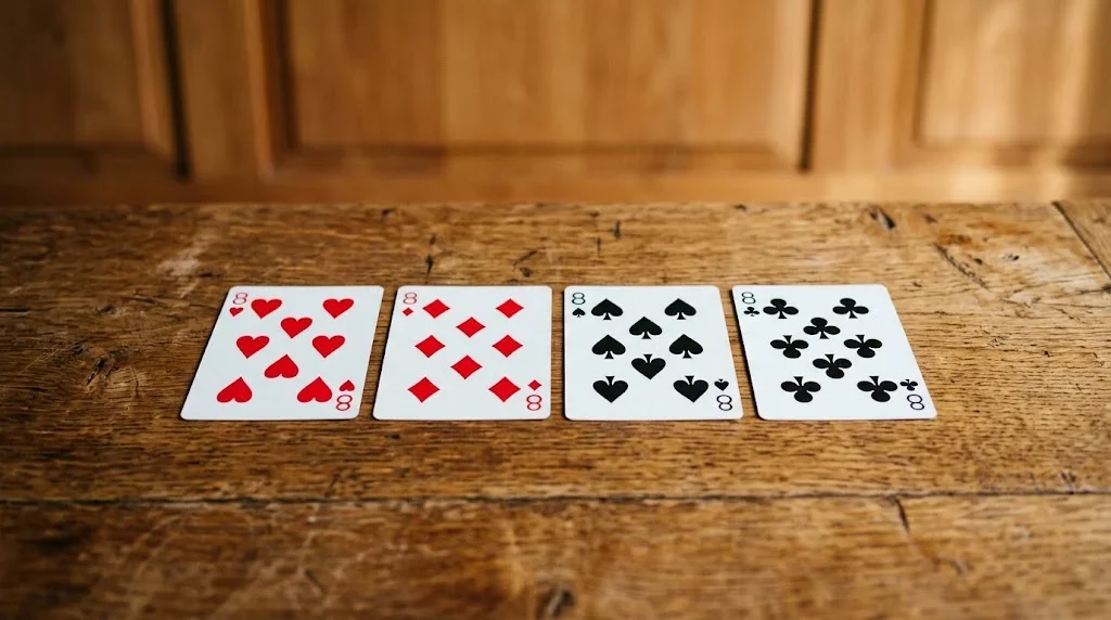 Tứ quý trên bàn Tiến Lên